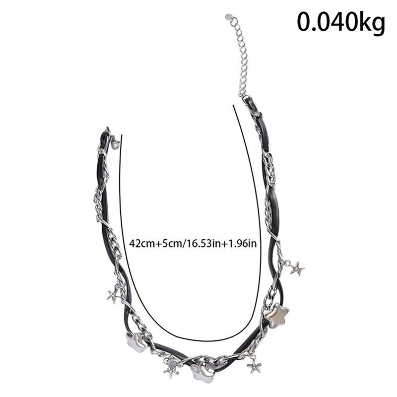 

Unique Splicing Star Necklace For Women Clavicle Chain Choker Jewelry