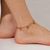 Stylish Women's Stainless Steel Butterfly Anklet - Colorful, Fashionable, and High-End.