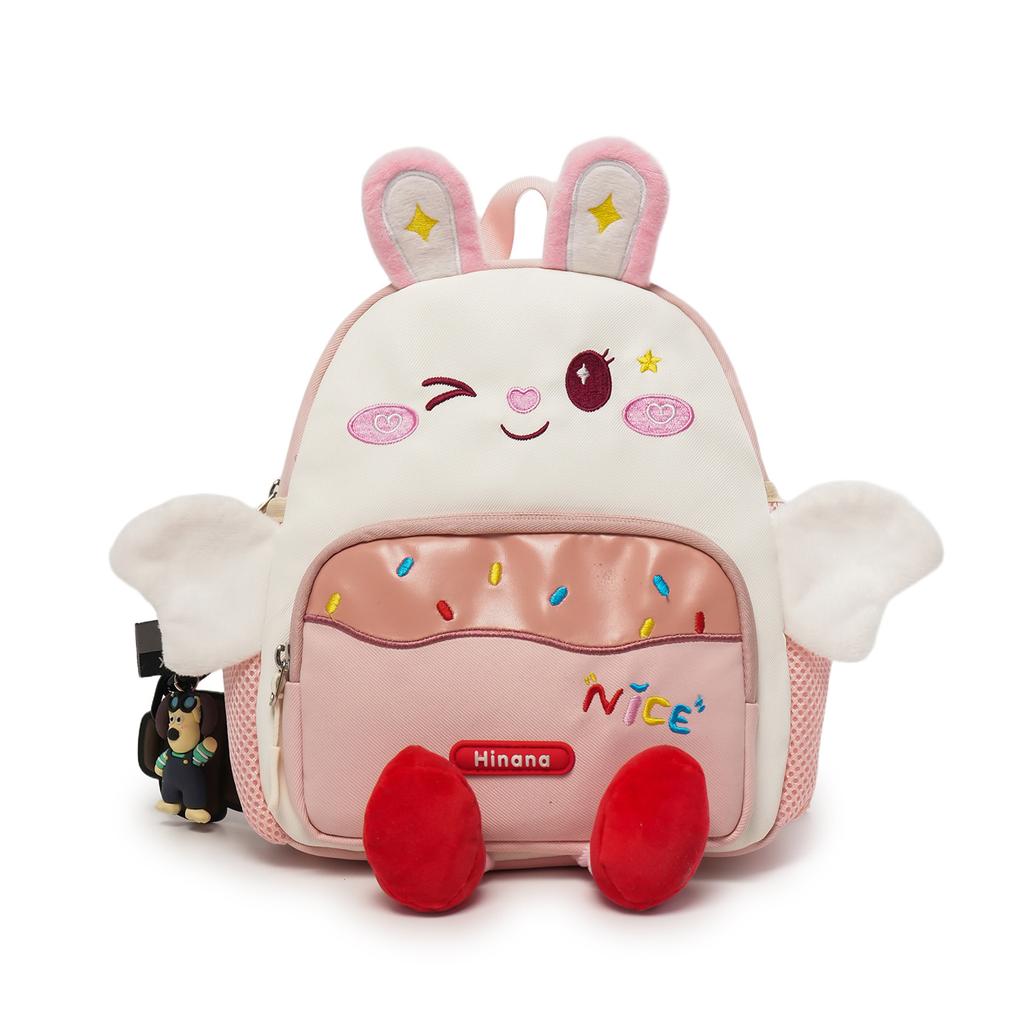 Schoolbag cute kindergarten schoolbag new cartoon fashion bunny children's backpack lightweight spine protection baby backpack