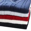 Men's Knitted Vest, Sleeveless, Casual V-neck, Thickened Waistcoat