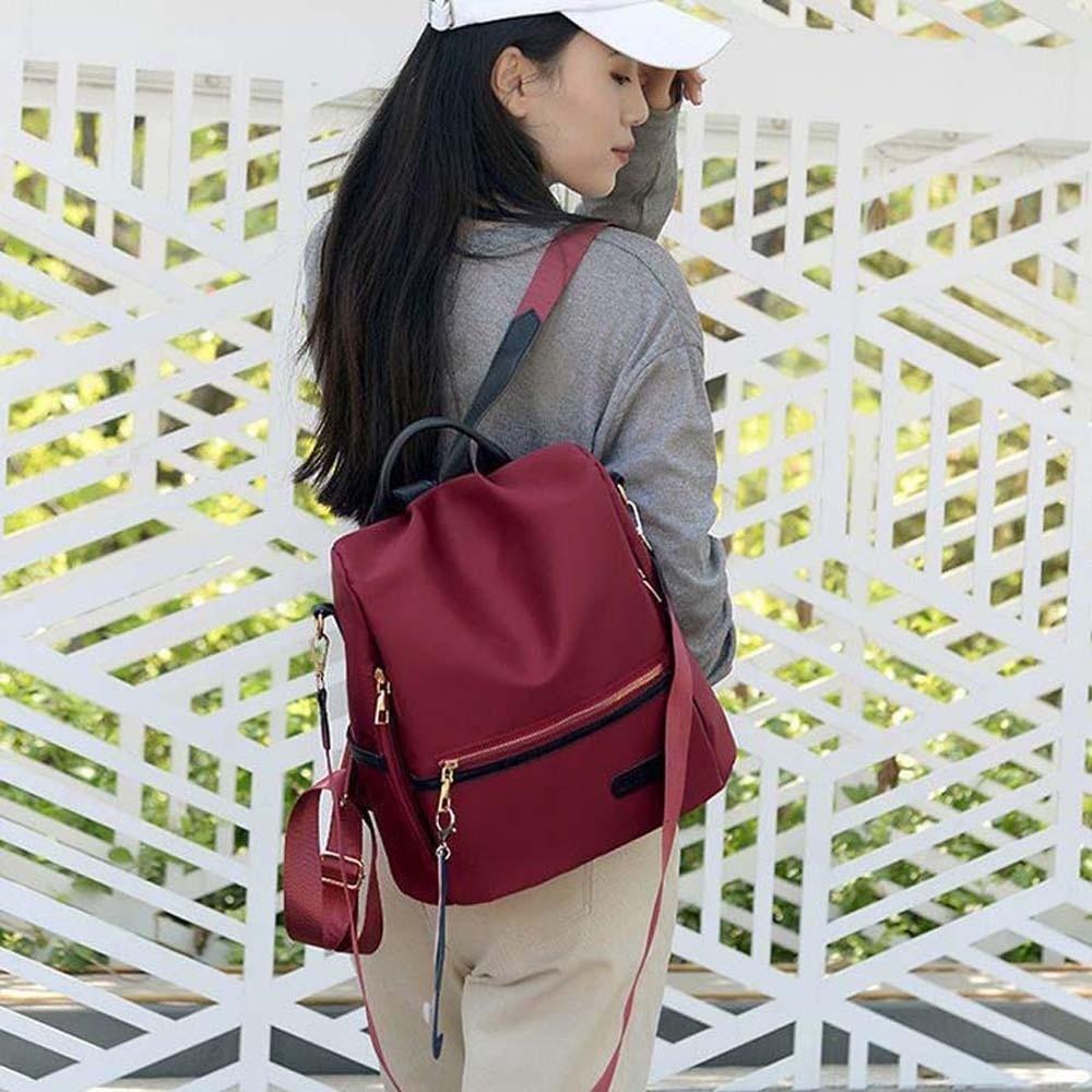 Backpack Women's Backpack Travel Anti-theft Oxford Cloth Light and Fashionable and Versatile