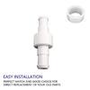 3Pcs D20 Hose Ball Bearing Swivels Replacement Pool Cleaner Hose Swivels for 280 3900 Pool Cleaner Part Enduring