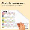 Planner Target Wall Calendar Large To Do List Planner New 365 Days Planner Sheet  Office Supplies