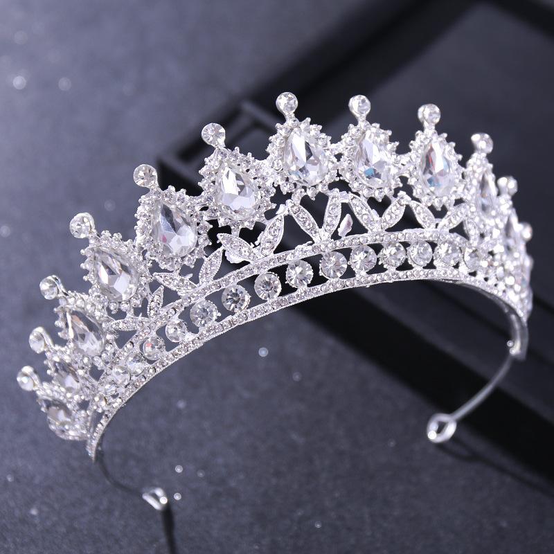 European and American Bride's Crown Headwear Hair Crown Accessories Evening Gowns Princess Style Hair Accessories