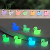 Duck-themed Room Accents 20Pcs Mini Duck Glow-in-the-dark Resin Ornaments Adorable Realistic Figurines Sculptures for Garden Home Party Decoration