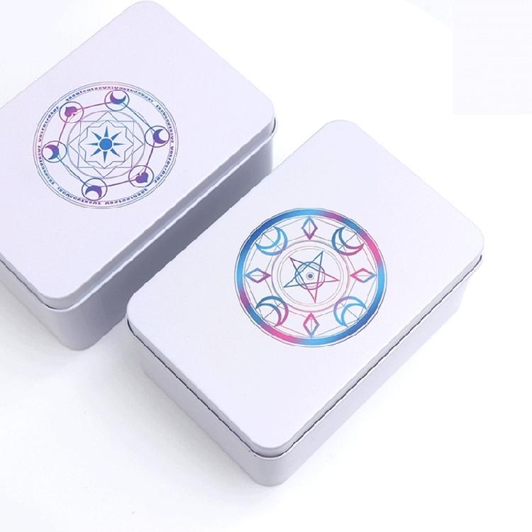 Portable Metal Playings Card Box Money Coin Carry Box Candy Case Business Tarots Storage Box For Home Use