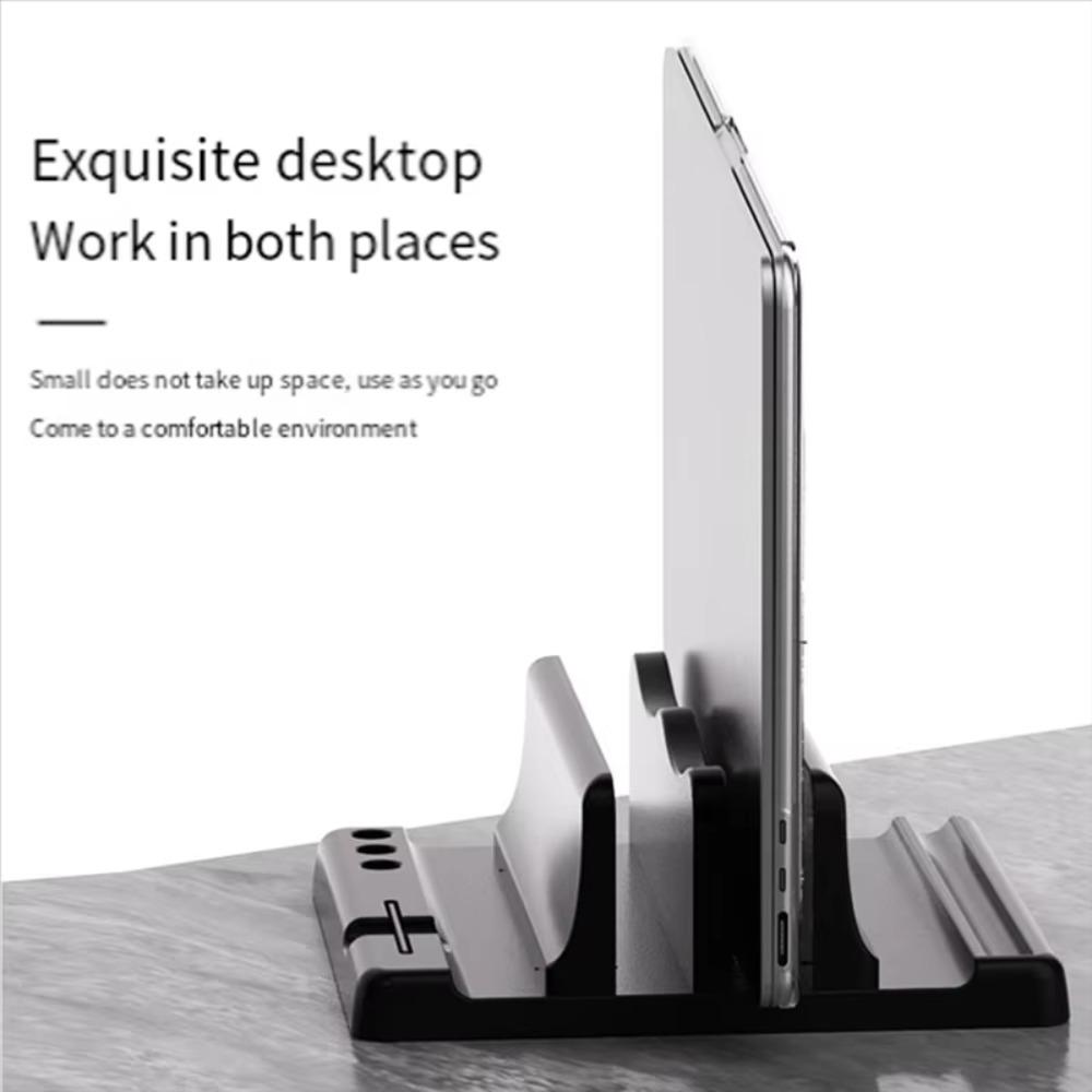 Scalable Width Laptop Stand Adjustable Vertical Stand Storage Rack Adjustable Stand  Office Desk