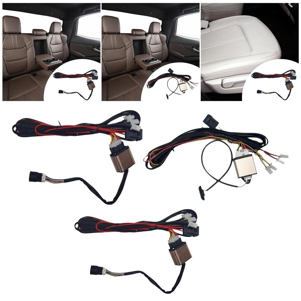 Car Seat Heater Switch Double Control Three Level Temperature Heated Cushion Assembly Universal Fit for