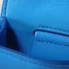 Used Airpods Pro Case 10656 2ADKH271UCL 7950 Flap Magnetic Smooth Calfskin Neck Strap Logo Metal Blue Unisex from Japan
