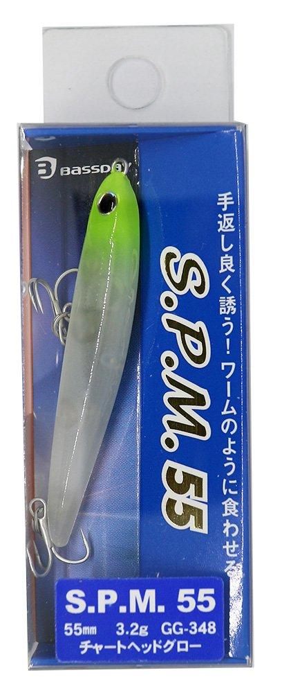Bassday Pencil Bait S.P.M 55mm 3.2g Chart Head Glow GG-348 55mm