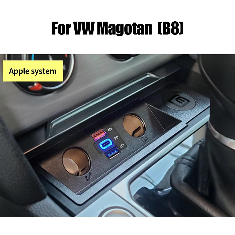 Car Charger Quick Charge Cigarette Lighter Splitter for QC4.0 QC3.0 PD Type-C For VW Passat B6/ B7/ B8/ ARTEON/ CC/ R36