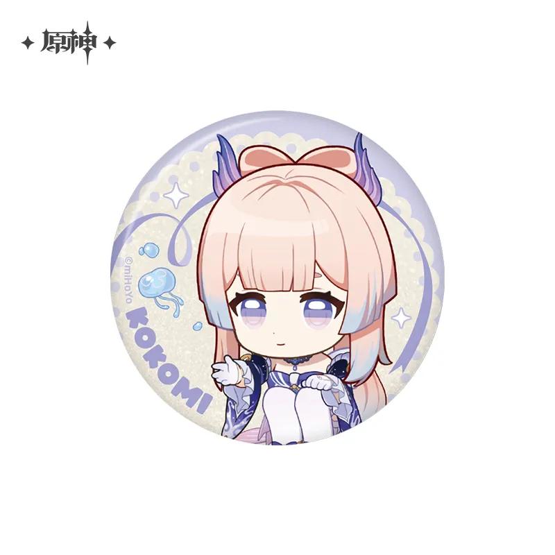 Sunsyea Genshin Impact Official Merch miHoYo Original Authentic XLSY Theme Series Badge Furina Neuvillette Klee Zhongli