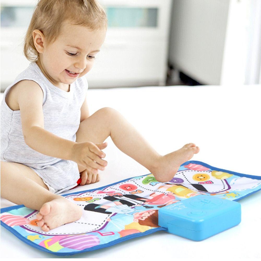 

5 Paly Modes Musical Piano Mat Dinosaur Baby Crawling Mat Kids Piano Mat Toddlers