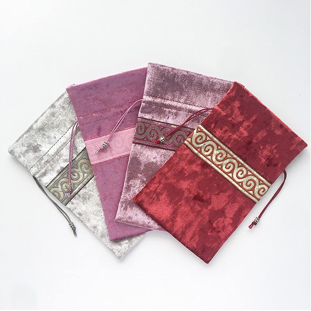 Thick Velvet Tarot Cloth for Tarot with Professional for Magic and Appraisals Large, Cards, 65x65cm, Pouch, Grade, High-Quality, Tricks, Divination,