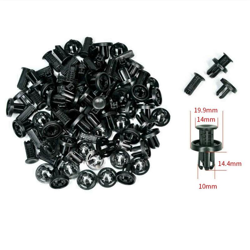 A16P-300Pcs Clips Retainer Fastener Screws Mountings Nut Clamp 91505-TM8-003 For Honda