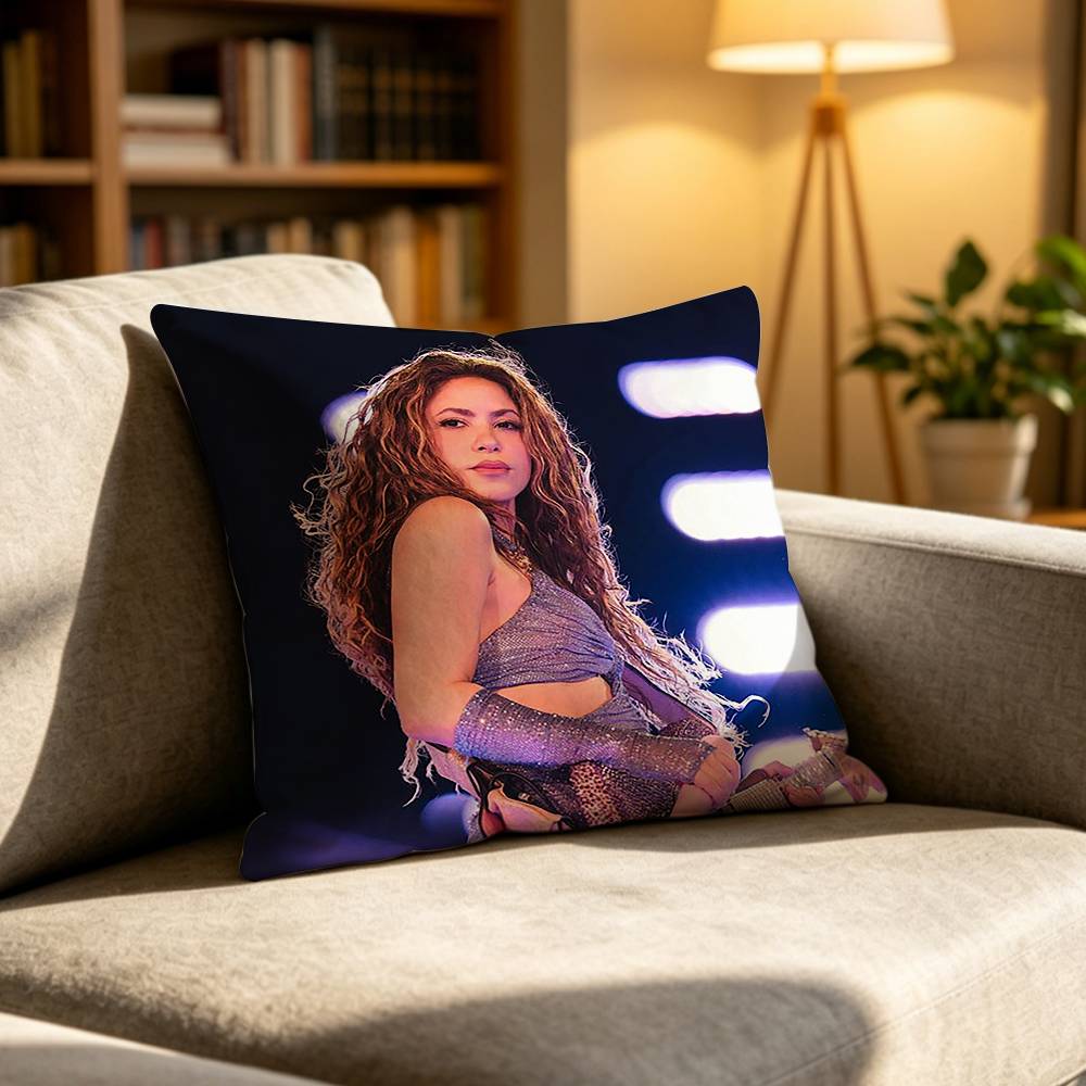 V-Vintage S-Shakira Pillow Case Pattern Printed Pillowcase For Living Room Sofa Cushion Cover