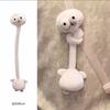 New Fun Long-Neck Goose Plush Pendant Cute Stuffed Animals Doll Bag Decorative Accessory Keychain Birthday Gift For Girls
