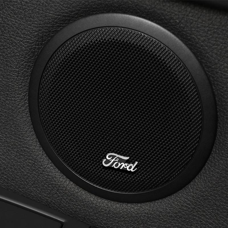 Hot New Car Audio Decorate Emblem Badge Sticker Decal For Ford Focus 2 MK2 3 4 MK3 MK4 ST Mondeo Festiva Fusion Suit Fiesta Must