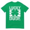 Funny Lucky Dude Boys St Patrick’s Day Shirt Toddler Kids T-Shirt