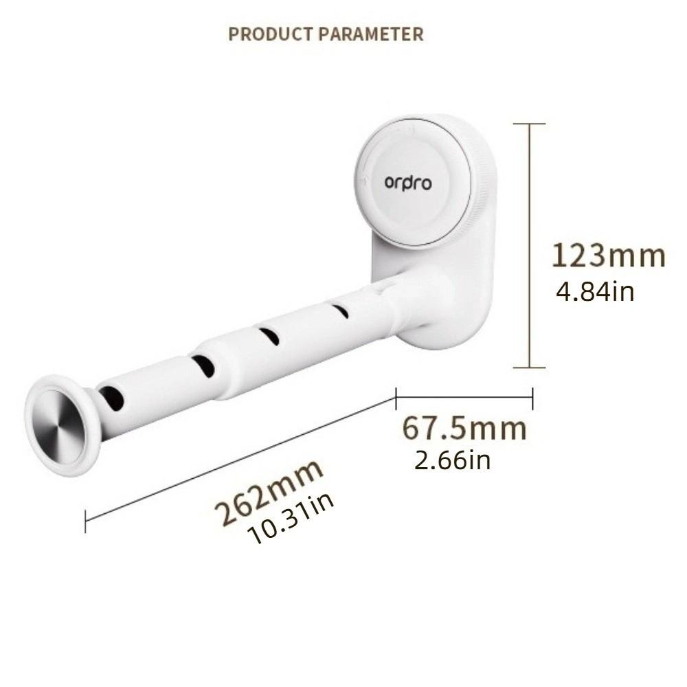 Adjustable Length Clothes Hanger Organizer Suction Cup Installation Balcony Hanging Rack  Window