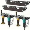 Black Angle Grinder Rack Metal Tool Storage Rack Heavy Duty Cutting Machine Bracket