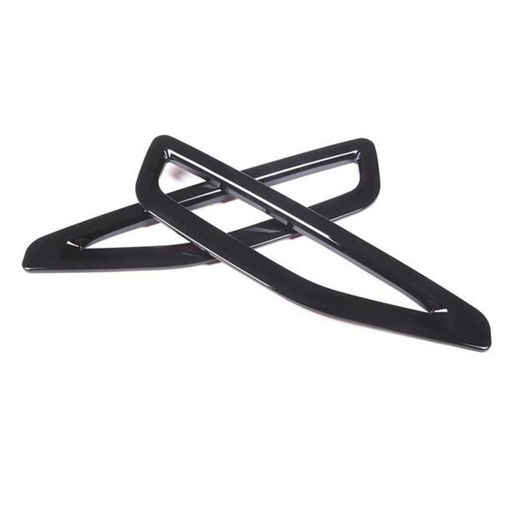 1 Pair Black Side Fender Air Vent Trim Cover Set For Bmw X5 19-22
