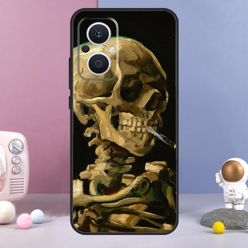 Gothic Skull Funda For OPPO Reno 12 F 11F 13F 14F 10 11 13 14 Pro 7 8 Lite OPPO Find X9 X6 X5 X8 Pro Case