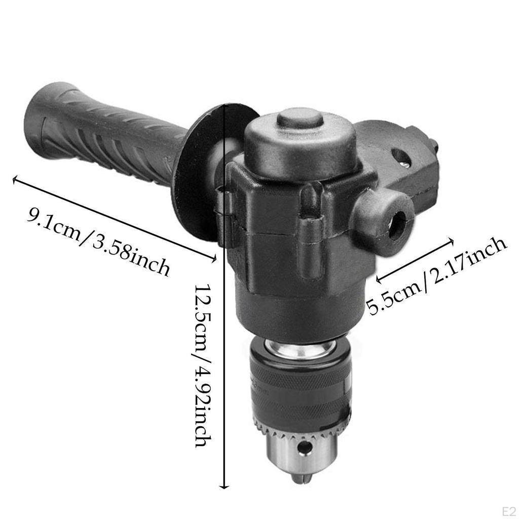 Right Angle Drill Attachment 90 Degree Chuck High Performance Stable Convenient Practical