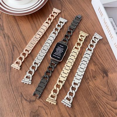 Cinturini in Metallo Sottili Compatibili con Samsung Galaxy FIT 3, Bracciale Regolabile in Acciaio Inossidabile per Donna Ragazza