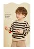 Boys' and Girls' Fleece-Lined Half-High Collar Sweater: Autumn/Winter Korean Style Warm Knitwear