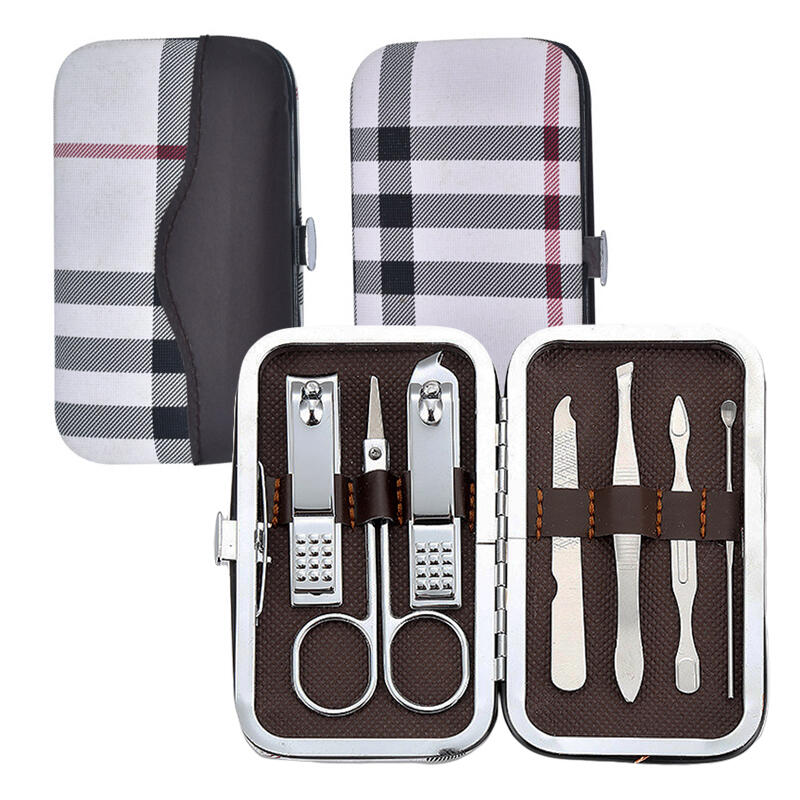 Portable Nail Clipper Set of 7 Nail Care Clippers