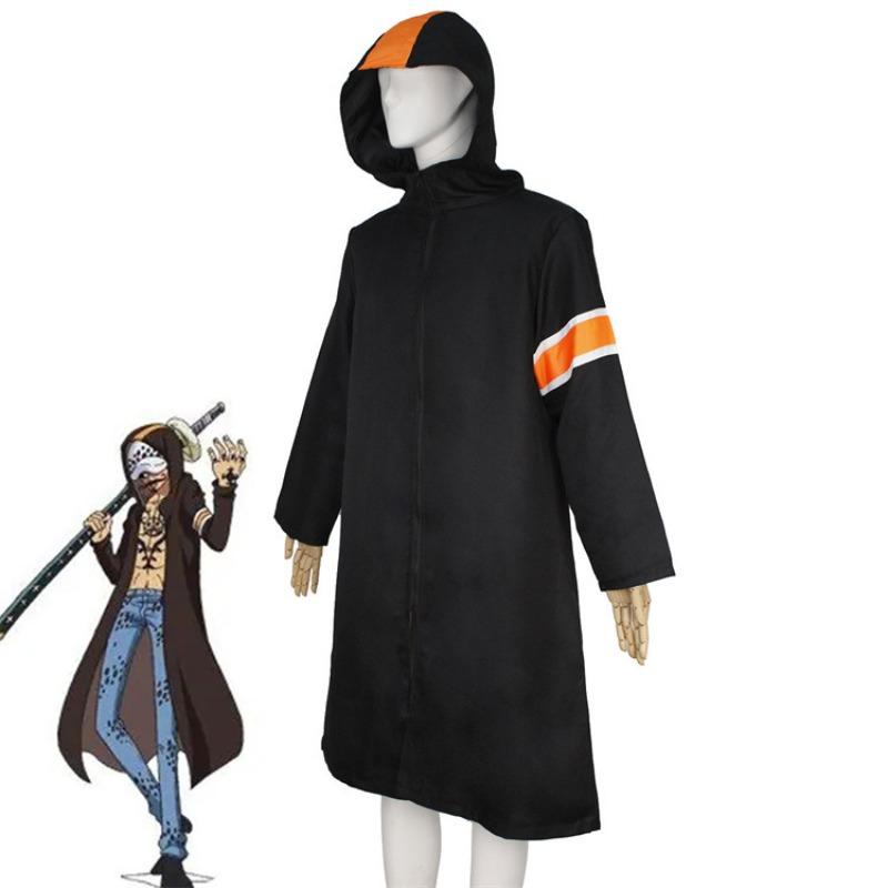 Anime ONE PIECE COS clothing Anime Trafalgaro second generation third generation black robe cape cape clothing