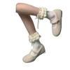 Mary Jane Women's Furry Velvet Flat Shoes - 2025 Autumn/Winter Korean Style