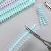 30-Hole Macaron Color Plastic Binder Ring Cuttable Homemade DIY Loose Leaf Notebook Scrapbook Journal Coil Book Binding Ring