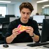 Pizzastück Quetschspielzeug Stressabbau Mini-Pizza Sensorikspielzeug Homeoffice-Arbeiter Weiches Dehnbares Simulationsessen Fidget Spielzeug