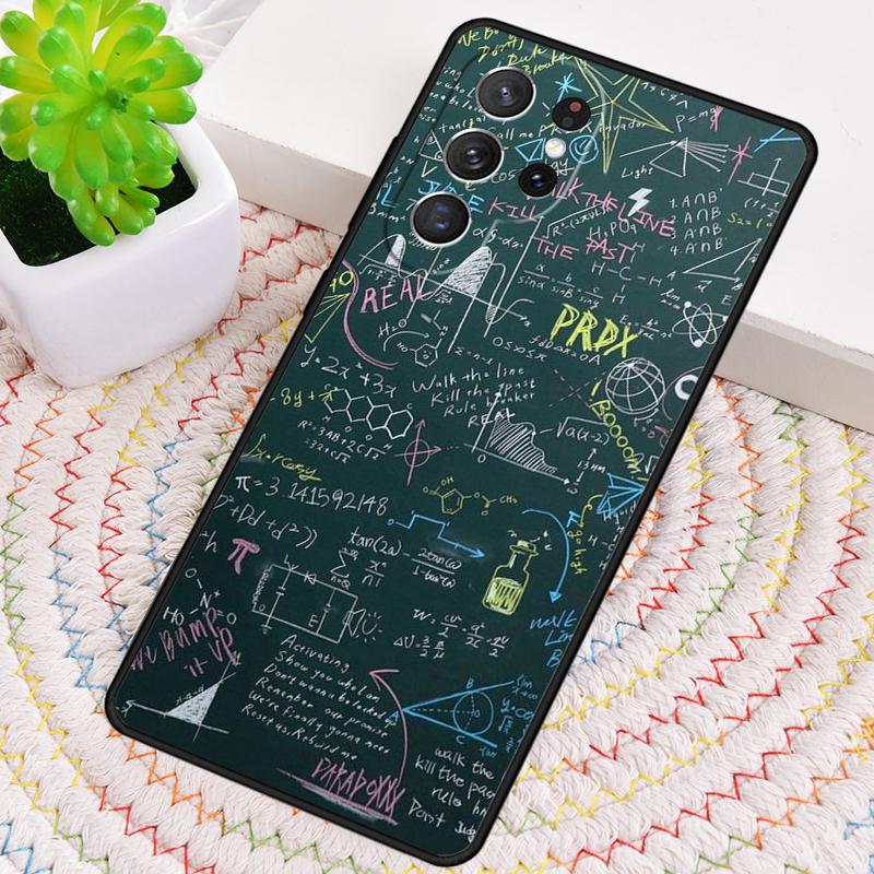 Physics Science Maths Formula Phone Case For Samsung Galaxy note 10 pro S26 S25 S24 S23 S22 Ultra Plus S21S20 Shockproof Cover
