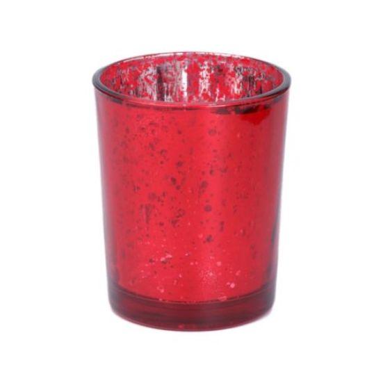 

Мозаика Стеклянная Подсветка Свадьба Подсвечник по обету для Бара Домашний Декор красный