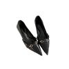 French sense beautiful silver light mouth pointed single shoes women's shoes one pedal versatile commuter temperament high heels