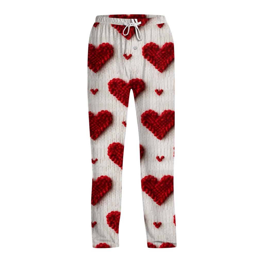 Men's Drawstring Pants Casual Pants Pajama Pants Cute Print House Pants