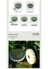 Ultra Bright Waterproof Solar Camping String Lights with Tent Lamp and Tape Measure Storage