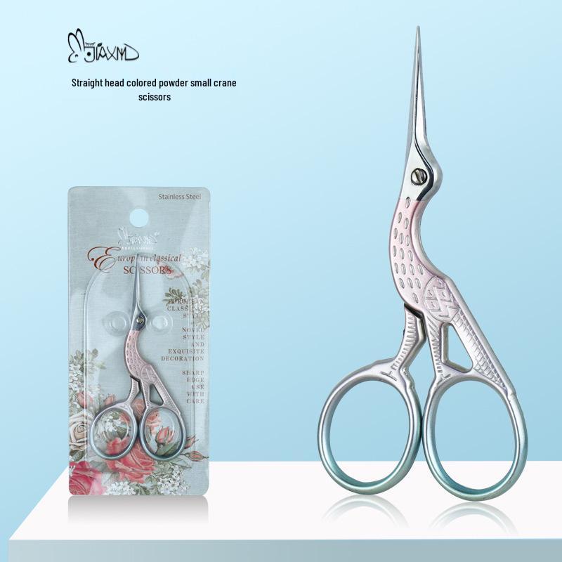 Gold & Silver Iridescent Handle Nail Scissors and Clippers Set