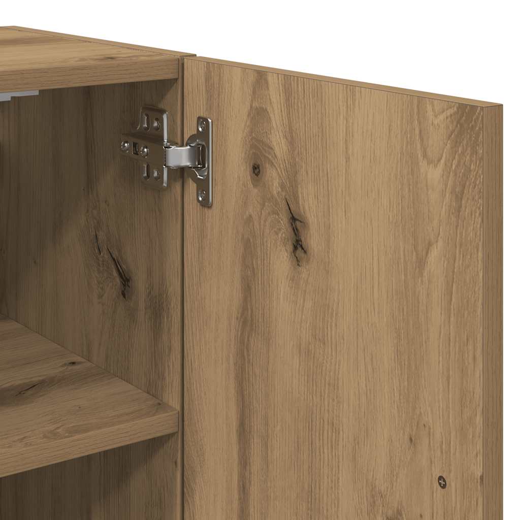 Wall Cabinet Artisan Oak 60x31x60 cm Engineered Wood
