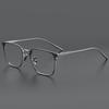 Lightweight Eyeglass Frame Reading Eyewear Male Vintage Business Blocking Presbyopic Spectacle Casual Rectangular Super Square Daily Titanium Gents