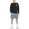 Nike Sweatshirts Men's Black Crew Neck Moderate Regular DC3938-010