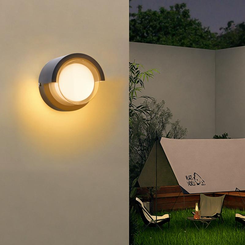 Modern Outdoor Wall Lamp Waterproof IP65 Garden Decoration Exterior Porch Light Courtyard Balcony Aisle Wall Lighting AC85-265