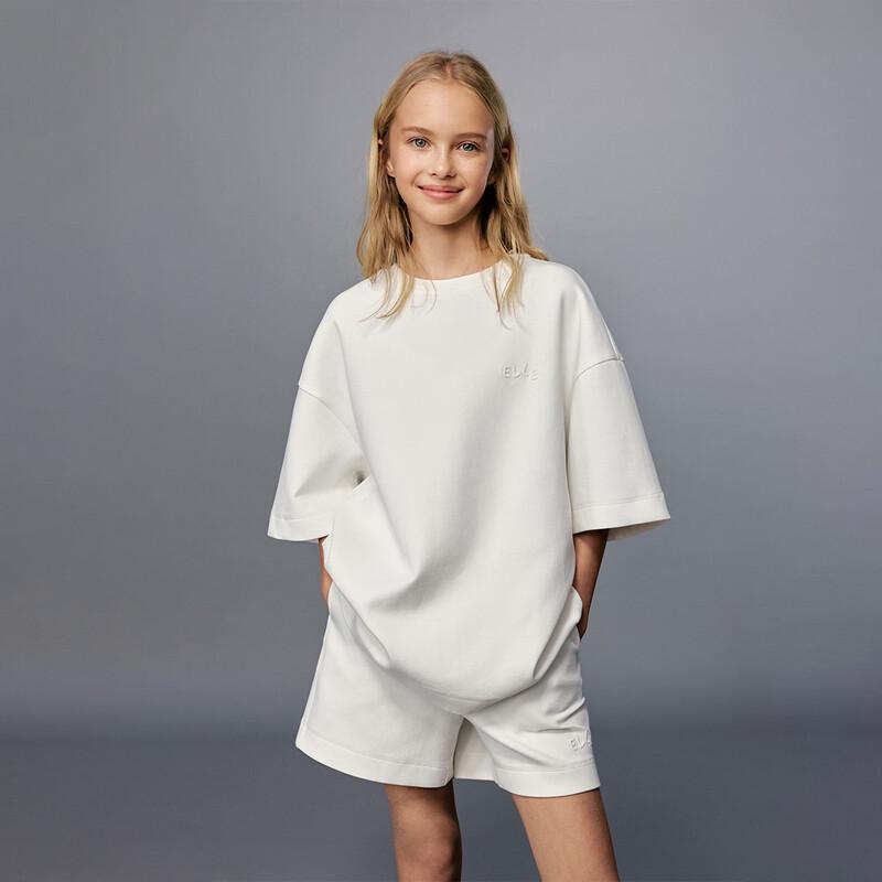 ELLE KIDS Girls  Air Layer Short Sleeve T-Shirt 160