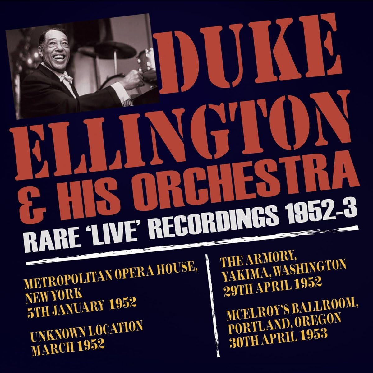 

CD ELLINGTON, DUKE -ORCHESTR - Rare live Recordings.. Japan Jazz Used