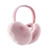 Foldable Pink Earmuffs Winter New Cute Plush Warm Windproof Ear Muffs Imitation Rabbit Fur Woman Girl Accessories