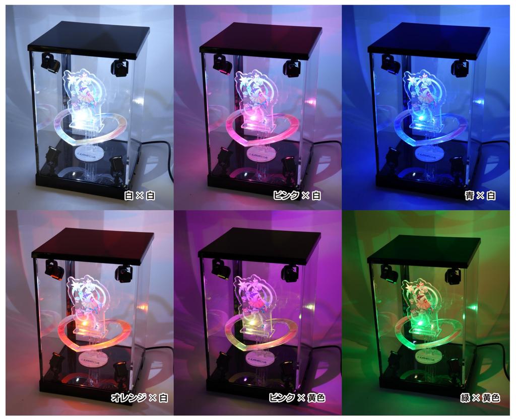 Lumica Glowing LED Display Case for Your Favorite and Perfect for Live and Summer Vacation Fans, Penlights, Flashlights, Concerts, Events, Festivals,