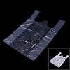 55Pcs 24*32Cm Plastic T-Shirt Retail Shopping Supermarket Bags Handles Packaging,